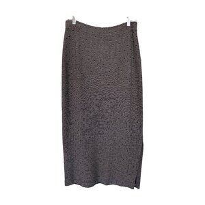 St. John Collection wool blend skirt, brown tweed size 10